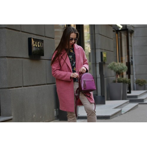 Рюкзак кожаный BABAK Milashka 917094/96 Бордовый/Пурпурный