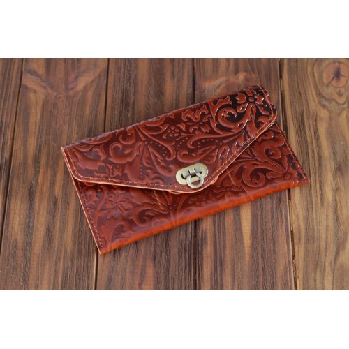 Портмоне шкіряне BABAK Brandy 130Т 130088Т коричневе