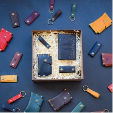 Набор кожаных аксессуаров BABAK Evora черный