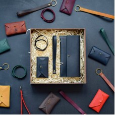 Набор кожаных аксессуаров BABAK Lille черный