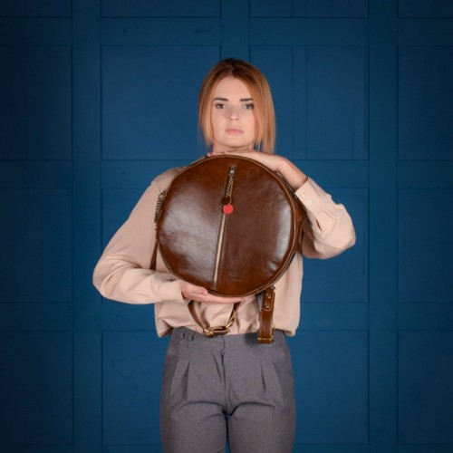 Рюкзак Шкіряний BABAK Orion Nut горіх