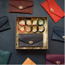 Набор кожаных аксессуаров BABAK Sena орех