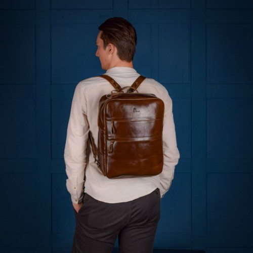 Рюкзак Шкіряний BABAK Taurus Nut горіх