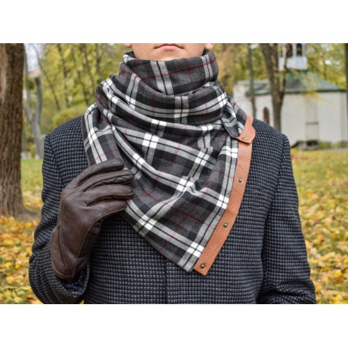 Шарф Babak Scarf-roll 11 сірий