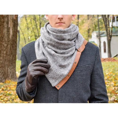 Шарф Babak Scarf-roll 19 сірий