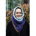 Шарф Babak Scarf-roll 16 синий