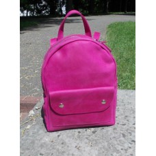 Жіночий шкіряній рюкзак Terra Fuchsia 873081 малиновий