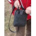 Кожаная сумка универсальная 536076 черная