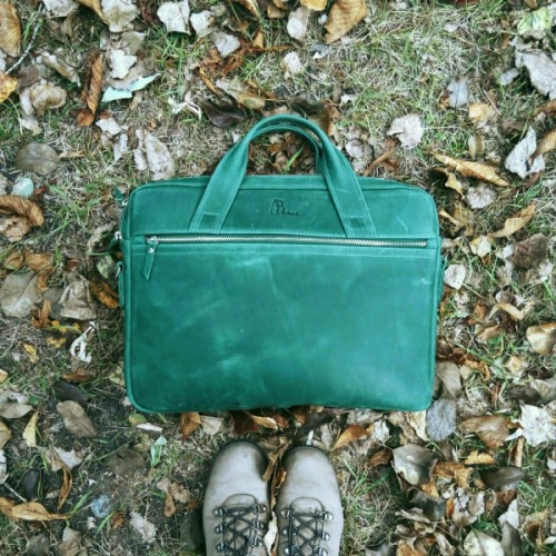 Сумка для ноутбука 645077 зелёная