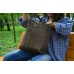 Кожаная сумка Tote Brown 857051 коричневая