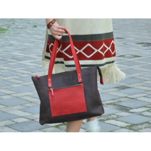Женская кожаная сумка Lady Boss 860051/78 коричневая