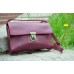 Женский кожаный клатч 870066 виноградный