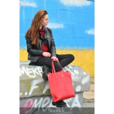 Жіноча шкіряна сумка Tote Red 857078 червона