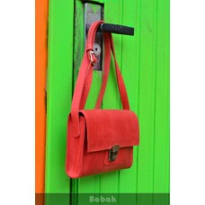 Жіночий шкіряний клатч 870078 червоний