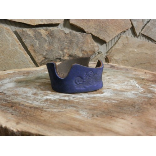 Браслет-підставка для смартфона 6251 синій-коричневий