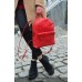 Женский кожаный рюкзак Terra Red 873078 красный