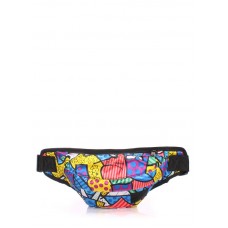 Напоясная сумка POOLPARTY Bumbag Blossom голубая