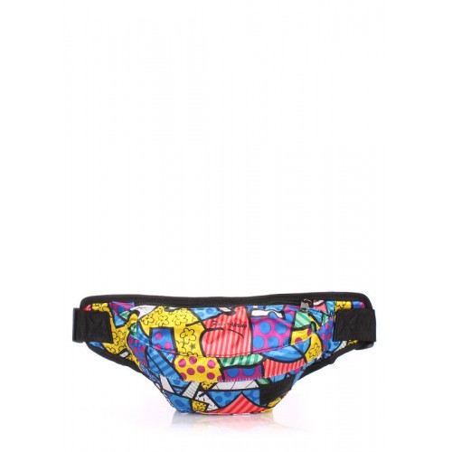 Напоясная сумка POOLPARTY Bumbag Blossom блакитна
