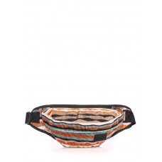 Напоясная сумка POOLPARTY Bumbag velvet коричнева