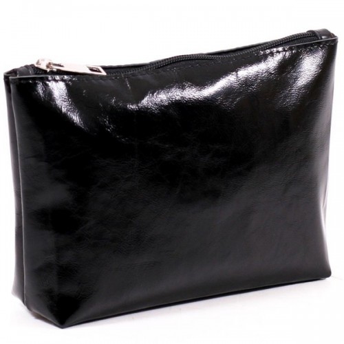 Жіноча косметичка шкіряна CB010401-black наплак чорна