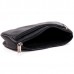 Жіноча косметичка шкіряна CB020101-black чорна