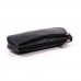 Женская косметичка кожаная CB020201-black кайман черная