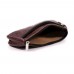 Жіноча косметичка шкіряна CB020202-brown  кайман коричнева