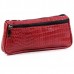 Женская косметичка кожаная CB020203-red кайман красная