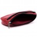 Женская косметичка кожаная CB020203-red кайман красная