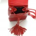 Жіночий шкіряний рюкзак B030101-red червоний