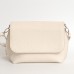 Сумка кожаная женская через плечо S090108-beige бежевая