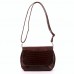 Сумка кожаная женская через плечо S090202-brown кайман коричневая