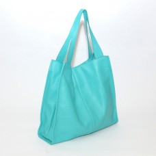 Сумка шкіряна жіноча S120119-turquoise бірюзова