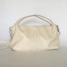 Сумка кожаная женская S160108-beige бежевая