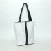 Сумка кожаная женская S270151-whiteblack бело-черная