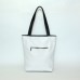 Сумка кожаная женская S270151-whiteblack бело-черная
