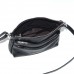 Сумка шкіряна жіноча через плече S350101-black чорна