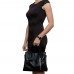 Сумка кожаная женская S370201-black черная
