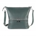 Сумка шкіряна жіноча через плече S420122-green зелена