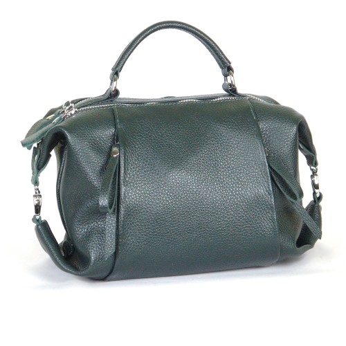 Сумка шкіряна жіноча S520122-green зелена