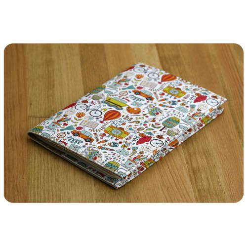 Обложка для паспорта Детский транспорт + блокнотик