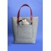 Сумка BLANKNOTE шоппер D.D. фетр + кожа виноград BN-BAG-17-felt-vin
