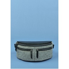 Сумка BLANKNOTE поясная Spirit фетр+кожа графит BN-BAG-15-felt-g