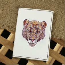 Обкладинка для паспорта "Ethnic puma" + блокнотик