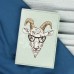 Обкладинка для паспорта "Hipster goat" + блокнотик