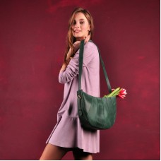 Сумка "Круассан" Изумруд