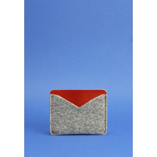 Кейс BLANKNOTE 5.0 (слим) фетр коньяк BN-KK-5-felt-k