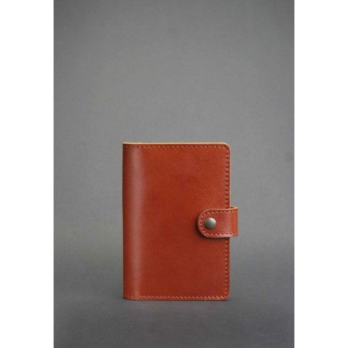 Обложка для паспорта BLANKNOTE 3.0 коньяк (кожа) BN-OP-3-k