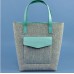Сумка шоппер BLANKNOTE D. D. фетр + шкіра тіффані BN-BAG-17-felt-tiffany