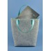 Сумка шоппер BLANKNOTE D. D. фетр + шкіра тіффані BN-BAG-17-felt-tiffany